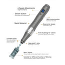 Dr. Pen Derma Pen – Rechargeable Microneedling Device with 2 Tips