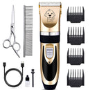 Dog and Pet clipper - Rechargeable Grooming Kit with 9 Accessories
