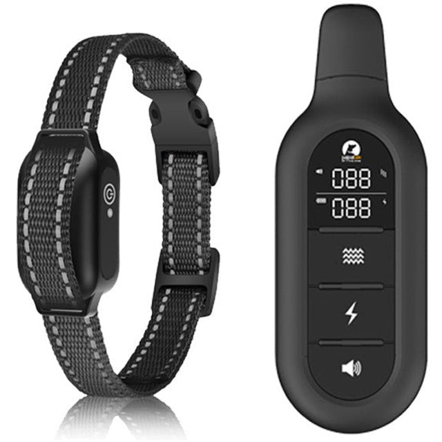Waterproof Electric Dog Collar – Remote Training & Anti-Bark Device 1000m