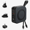 TravelBank 5-in-1 Wall Charger with Wireless Charging Pad and Power Bank