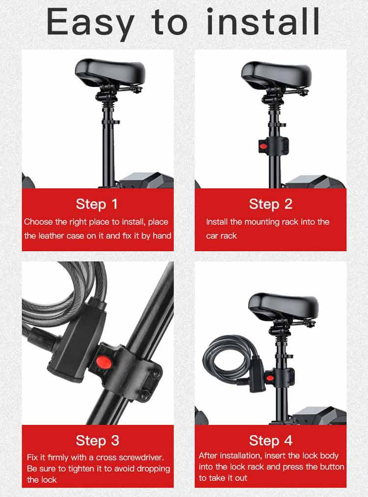 Smart Digital Bike Lock – Fingerprint Lock & Waterproof