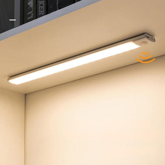 Motion Sensor Lights – USB Rechargeable LED Strip 3 Modes Dimmable Magnetic