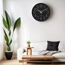 12-Inch Nordic Wall Clock – Silent Quartz Movement 3D Numbers Minimalist Design