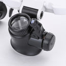 Head-Mounted Illuminated Magnifying Glasses – High-Definition Lenses X8 X15 X23