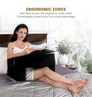 Memory Foam Bed Rest Reading Pillow – Soft Supportive Armrest with Side Pocket