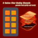 USB Electric Heating Blanket Shawl – Plush Coral Fleece with 3 Heat Settings