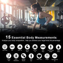 Wireless Bathroom Scale for Body Fat Heart Rate & Body Shape Index with APP