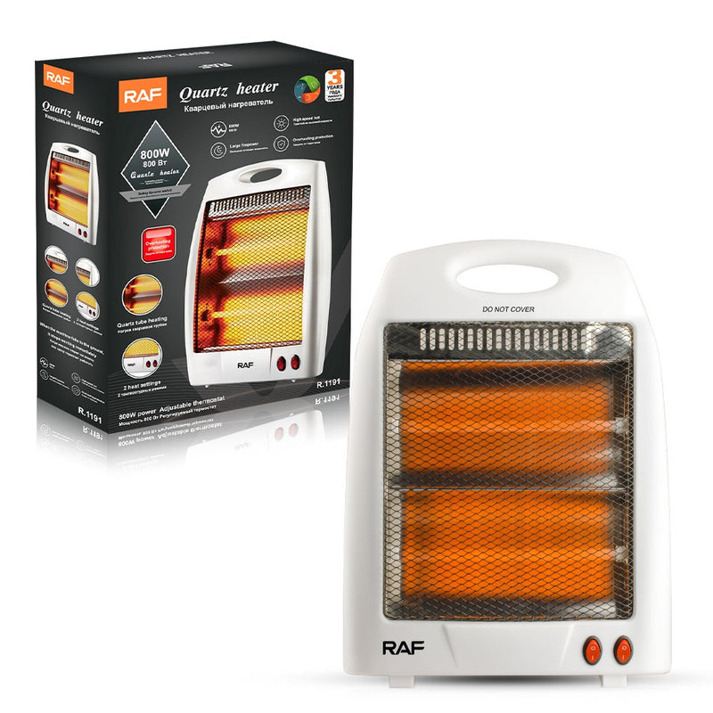Infrared Quartz Space Heater – 800W  Portable Electric Radiant Halogen Heater