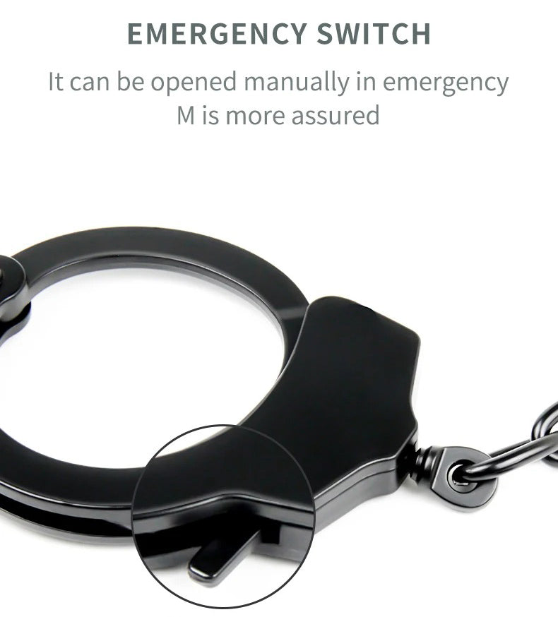 Luxury Adjustable Handcuff Set – High-Quality Alloy Restraints for Couples