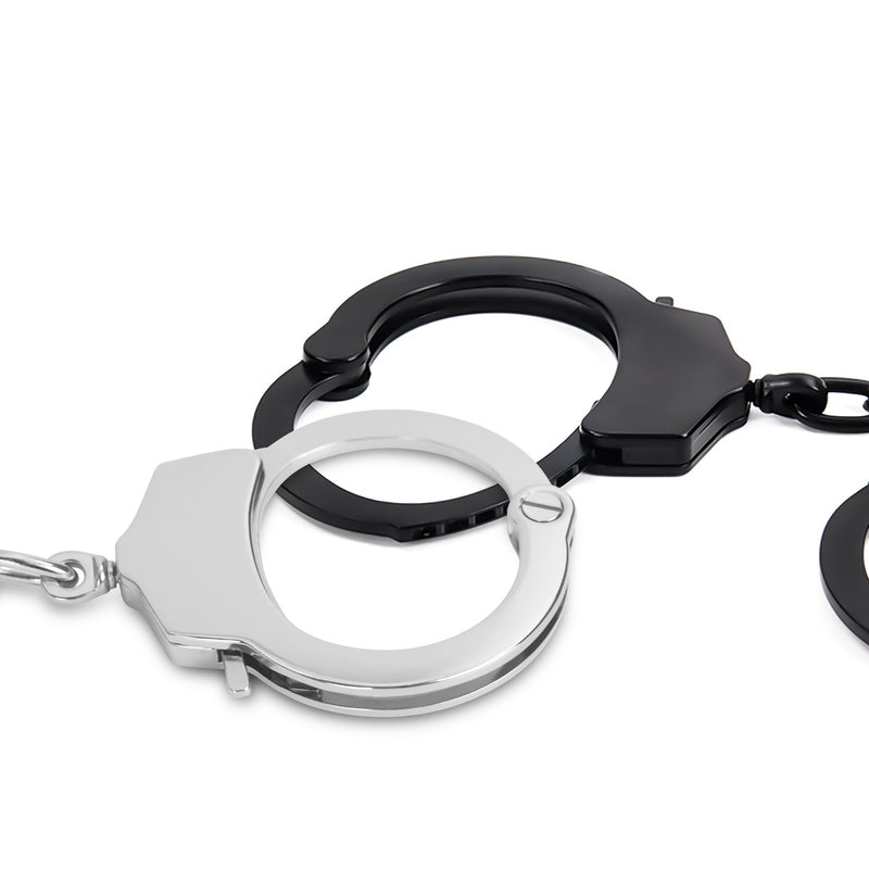 Luxury Adjustable Handcuff Set – High-Quality Alloy Restraints for Couples