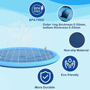 Anti-Slip Dog Pool - Dog Sprinkler and Fountain Toy for Summer