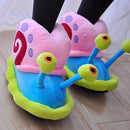 SpongeBob SquarePants Gary Slippers – Cute Snail Plush Winter House Shoes