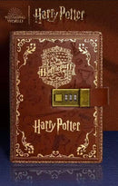 Harry Potter Vintage Leather Code-Lock Diary – Magic School Inspired Journal Notebook