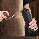 Manual Coffee Grinder – Adjustable Stainless Steel Burrs 25g Capacity Wooden