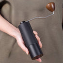 Manual Coffee Grinder – Adjustable Stainless Steel Burrs 25g Capacity Wooden