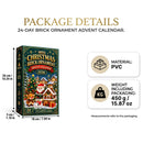 Mini Christmas Brick Ornament Advent Calendar – 24 Days 3D Designs to Build & Hang