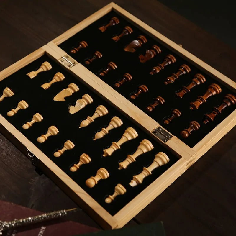 Magnetic Wooden Chess Set