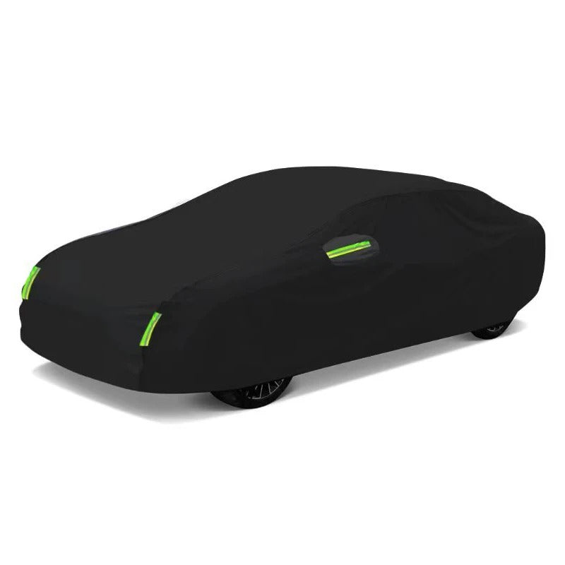 Waterproof Car Cover with Reflective Strips & UV Protection