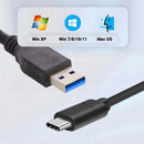 7-in-1 External DVD Player – Portable CD/DVD RW Writer with High-Speed Data Transfer