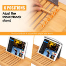 Bamboo Bathtub Caddy Tray – Expandable Foldable Bath Shelf with Book & Wine Holder
