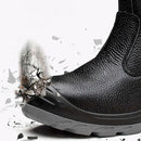 Work Safety Boots For Men - Steel Toe Waterproof Leather