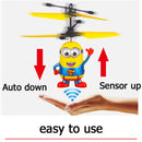 Minions RC Flying Toy – Rechargeable Infrared Hand-Sensor Helicopter
