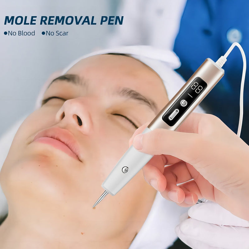 Plasma Mole Skin Tag & Spot Remover Pen – Multi-Speed LCD Laser Tool for Skin Care