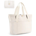Foldable Tote Bag for Women – Large Waterproof Nylon Travel Shoulder Bag with Zipper