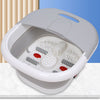 Foldable Foot Spa Bath Massager – Heated with Bubbles Vibration & Shiatsu Rollers
