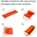 Under Desk Foot Hammock – Adjustable Footrest with Metal Hooks for Office & Home