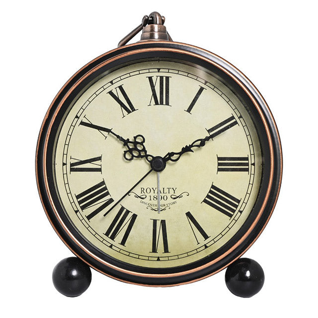 Classic European Design Clock – Silent Non-Ticking Quartz Desk Clock