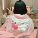Sanrio Hello Kitty Hooded Blanket – Cozy Snuggle Shawl Cloak for Home & Travel