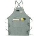 Heavy Duty Work Apron – Waterproof Canvas with Tool Pockets
