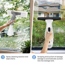 Cordless Window Vacuum Cleaner – Rechargeable Electric Squeegee