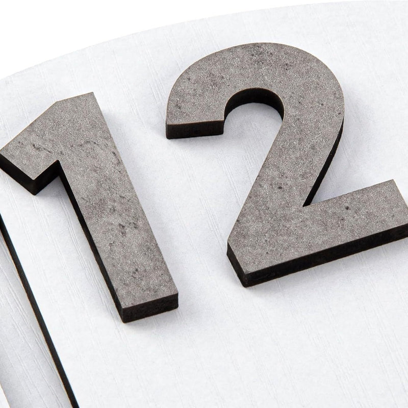 Modern Silent Wall Clock – Stylish Cutout Design for Every Room