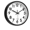 Silent Wall Clock 12 Inches – Large Numbers Easy-to-Read Ideal for Home Decor