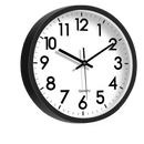 Silent Wall Clock 12 Inches – Large Numbers Easy-to-Read Ideal for Home Decor