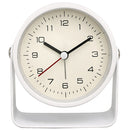 Retro Analog Silent Alarm Clock – 360° Rotating Battery-Operated Sturdy Metal Build