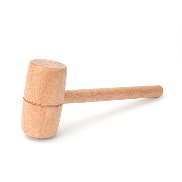 Wooden Mallet Hammer – Solid Beech Wood Round Head Lightweight & Durable Hand Tool
