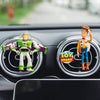 Toy Story Woody & Buzz Lightyear Car Air Freshener – Cartoon Doll Aromatherapy Vent Clip