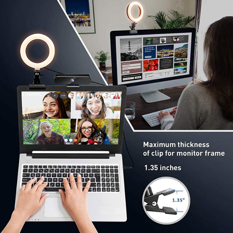 6 Inch LED Ring Light – 3 Modes for Makeup Streaming Photography