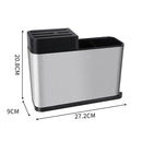 Multifonctions Stainless Steel Knife Block – Kitchen Utensil Organiser