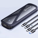 M.2 NVMe & SATA SSD Hard Drive Enclosure – USB-C 10Gbps Tool-Free Case (2230–2280)