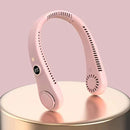 5 Speed Neck Fan - Portable Cooling Solution with Headphone Design