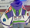 Buzz Lightyear Fleece Shawl Blanket – Toy Story Cozy Wearable Cape for Indoor Comfort