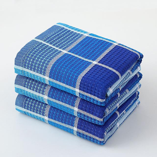 Premium Cotton Tea Towels – Soft Super Absorbent & Durable Kitchen Towels Pack of 3