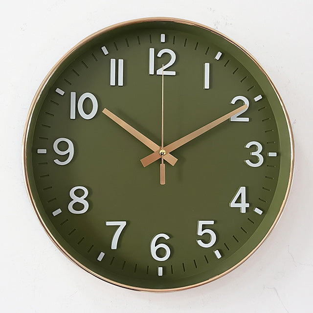 Modern Silent Wall Clock – Simple Quartz Design for Living Room or Bedroom Decor