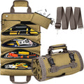 Heavy Duty Roll Up Tool Bag – Portable Multi-Compartment Tool Organiser