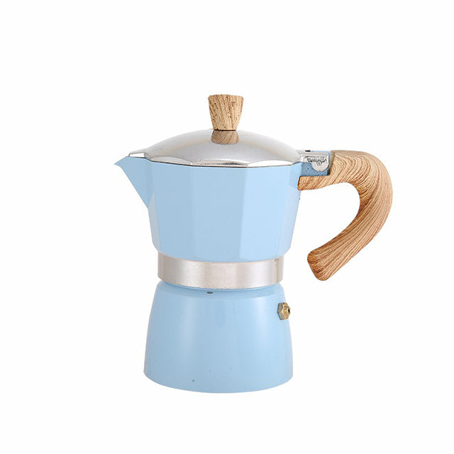 Moka Coffee Pot – Stovetop Espresso Maker for Home Office & Outdoor Use