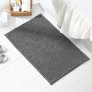 Non-Slip Chenille Bath Mat – Soft Super Absorbent & Quick-Dry Bathroom Rug